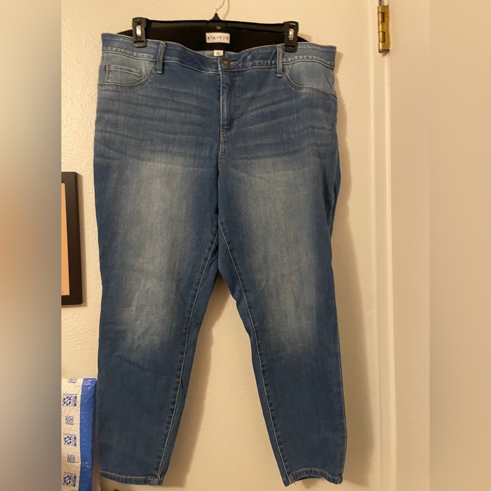 Ave & ViV Skinny Jeans, 20w